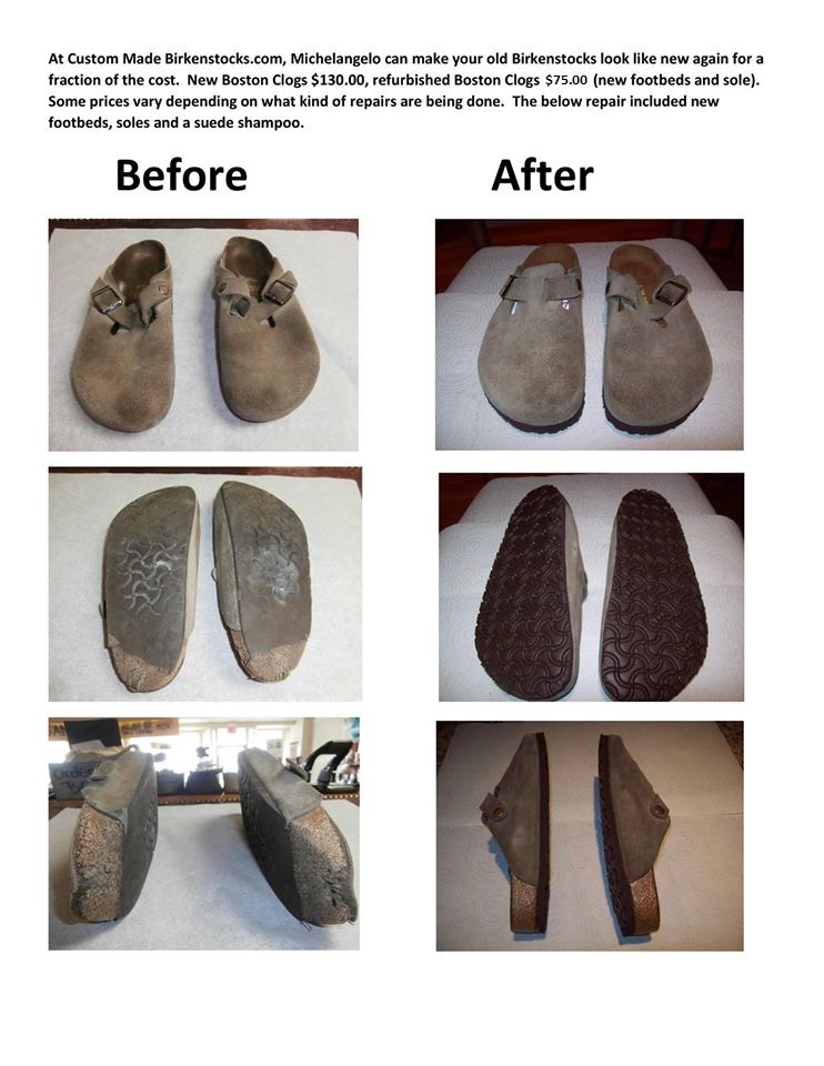 birkenstock sandals sole replacement 